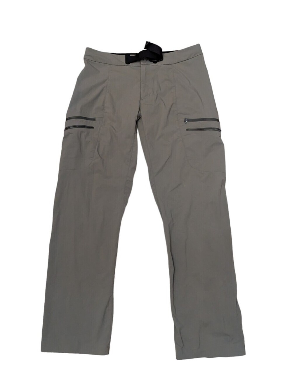 Arc'teryx Palisade Women's Gray Athletic Belted Nylon Hiking Pants Size 10